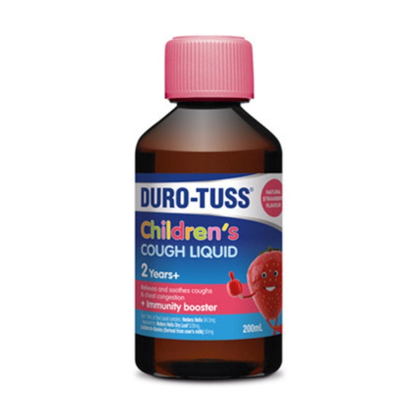 Duro-Tuss Children's Cough Liquid Strawberry 200mL