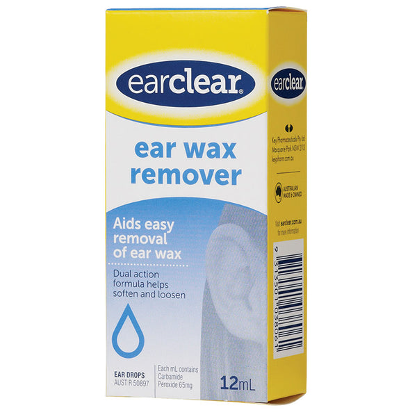 EarClear Wax Removal Ear Drops 12mL