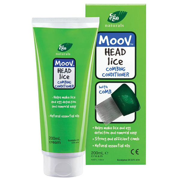 Ego Moov Head Lice Combing Conditioner + Comb 200mL