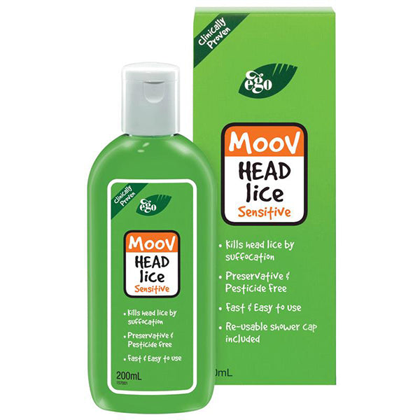 Ego Moov Head Lice Sensitive Solution 200mL