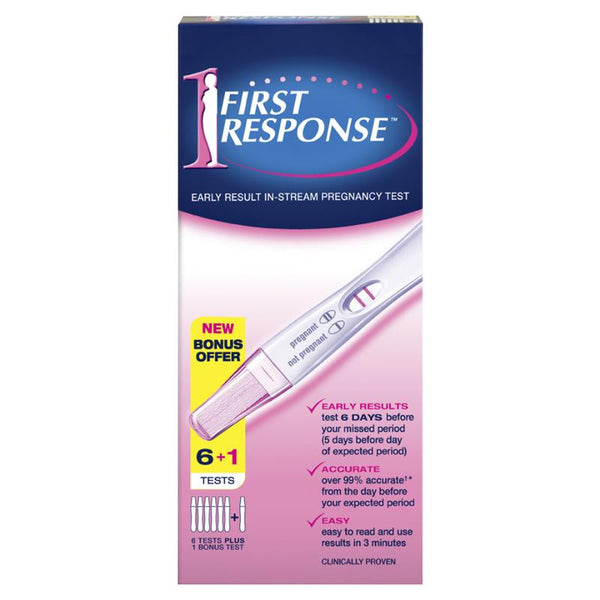 First Response 6 Plus 1 In-stream Pregnancy Test 7 Tests