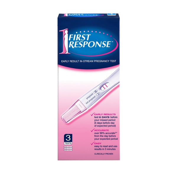 First Response In-stream Pregnancy Test 3 Tests