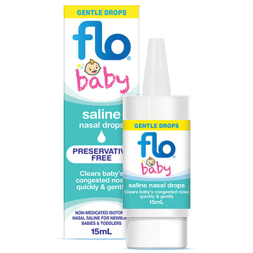 Flo Baby Saline Nasal Drops 15ml