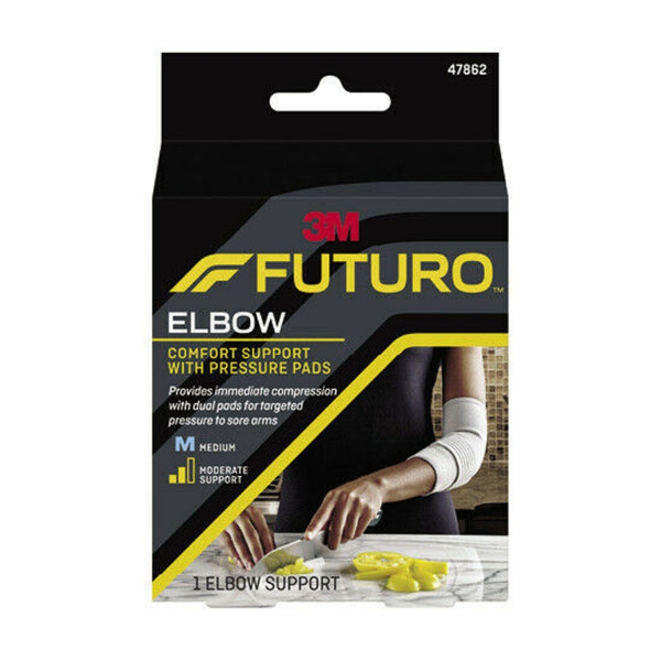 Futuro Elbow Comfort Support With Pressure Pads - Medium