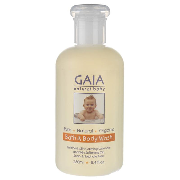 Gaia Baby Bath & Body Wash 250mL