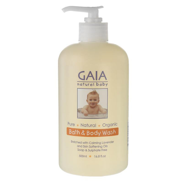 Gaia Baby Bath & Body Wash 500mL