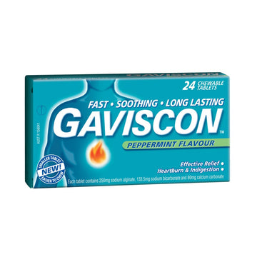 Gaviscon Peppermint Chewable Tablets 24