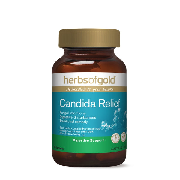 Herbs Of Gold Candida Relief Tablets 60