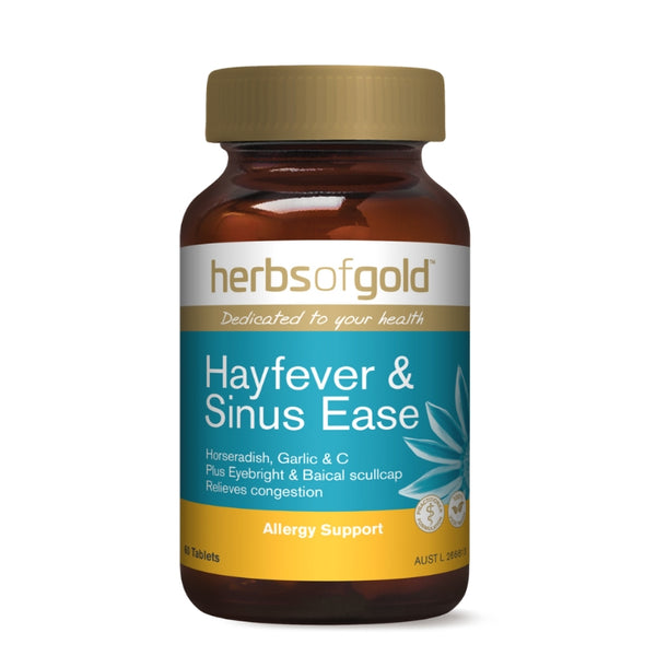 Herbs Of Gold Hayfever & Sinus Ease Tablets 60