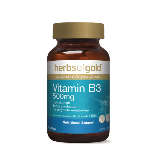 Herbs Of Gold Vitamin B3 500mg Tablets 60