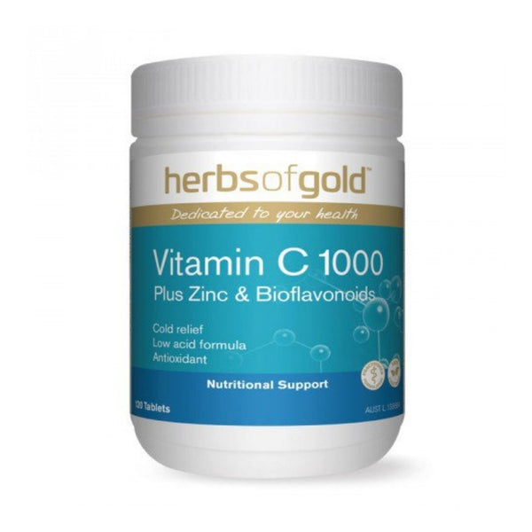 Herbs Of Gold Vitamin C 1000mg Tablets 120