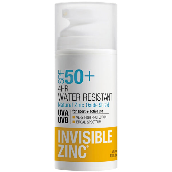 Invisible Zinc 4hr Water Resist Sport SPF50+100mL