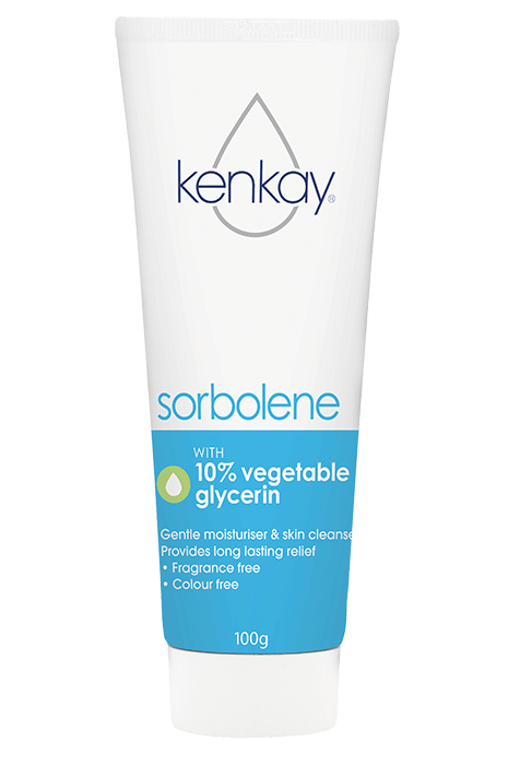 Kenkay Skin Relief Sorbolene Moisturiser Tube + 10% Vegetable Glycerin 100g