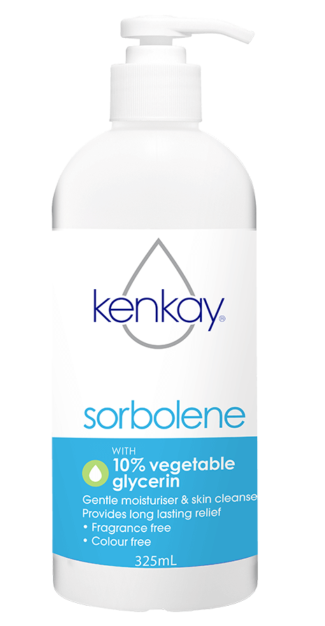 Kenkay Skin Relief Sorbolene Moisturiser + 10% Vegetable Glycerin 325mL