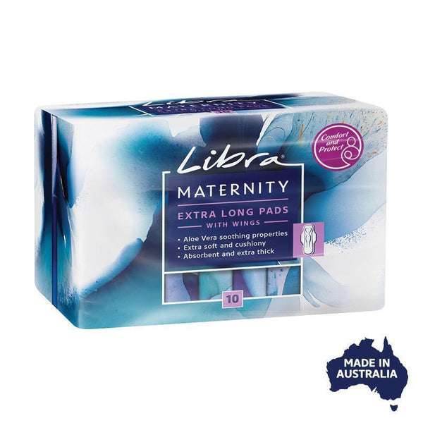Libra Maternity Pads Extra Long with Wings 10 pack
