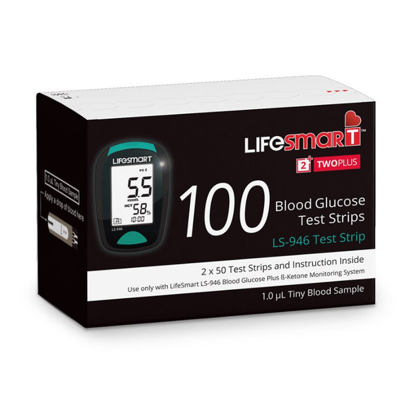LifeSmart Blood Glucose Test Strips 100