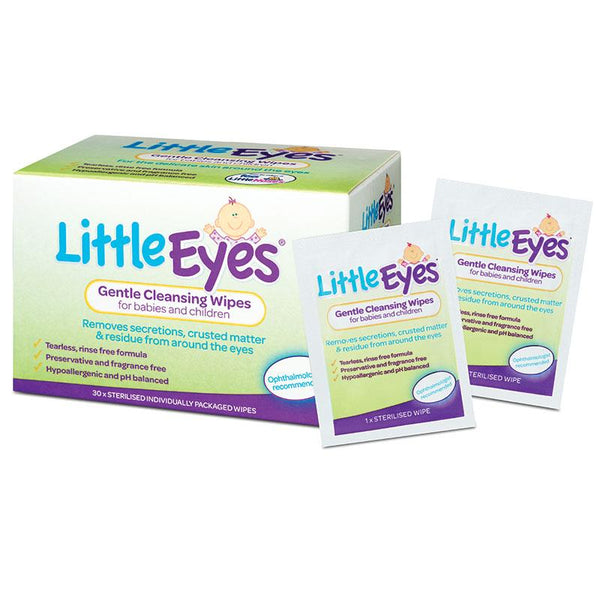 Little Eyes Gentle Cleansing Wipes 30