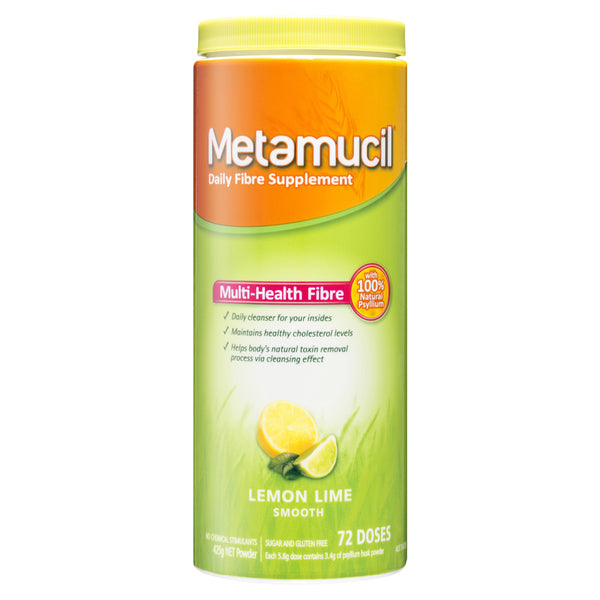 Metamucil Smooth Lemon-Lime Powder 72 Doses