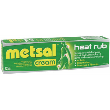 Metsal Cream Heat Rub 125g