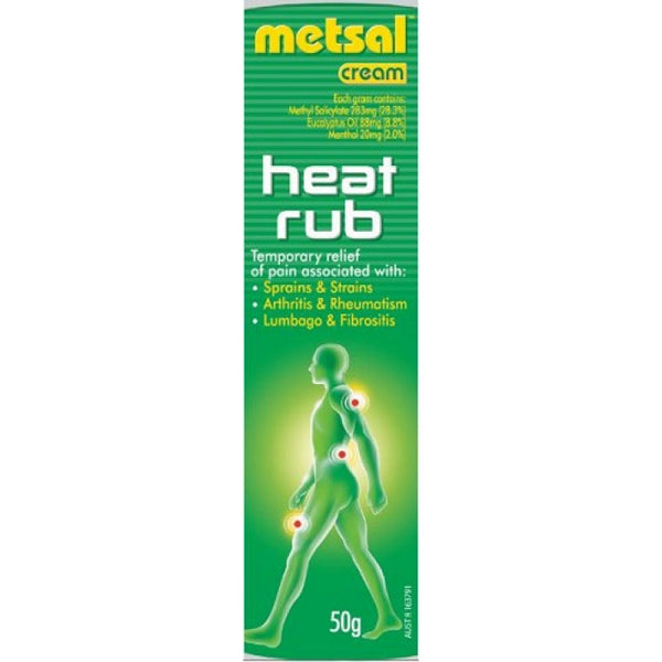 Metsal Cream Heat Rub 50g