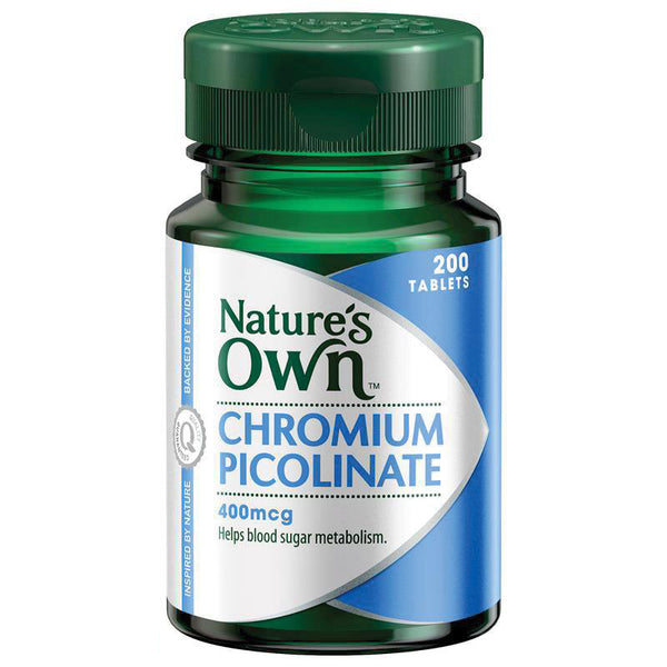 Nature's Own Chromium Picolinate Tablets 200