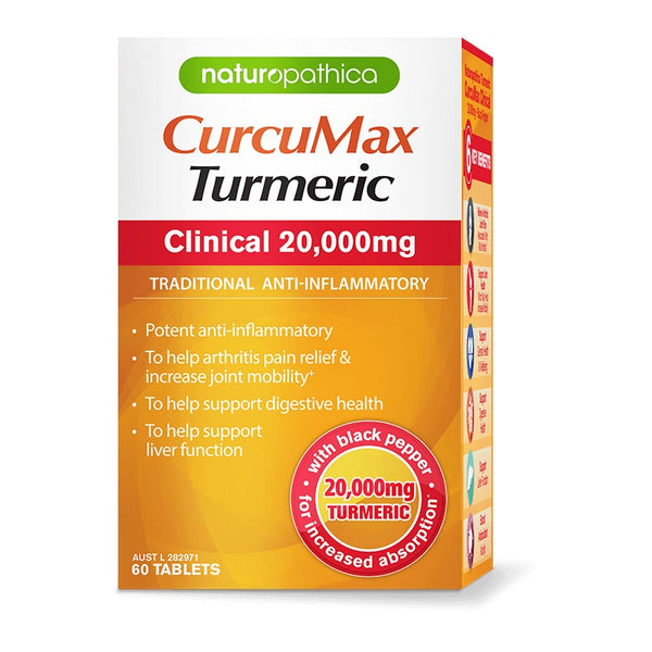 Naturopathica Curcumax Turmeric Clinical 20000mg Tablets 60