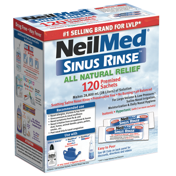 NeilMed Sinus Rinse Refill Sachets 120