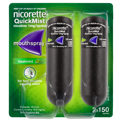 Nicorette QuickMist Spray Twin Pack