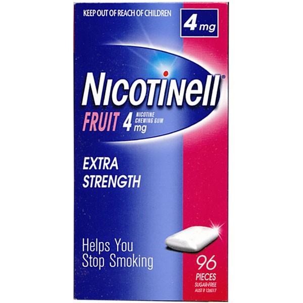 Nicotinell 4mg Fruit Chewing Gum 96