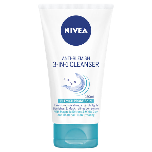 Nivea Daily Essentials Anti-Blemish 3 in 1 Cleanser 150mL