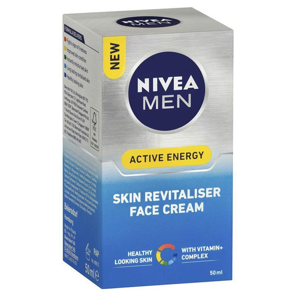 Nivea Men Active Energy Skin Revitaliser Face Cream 50mL