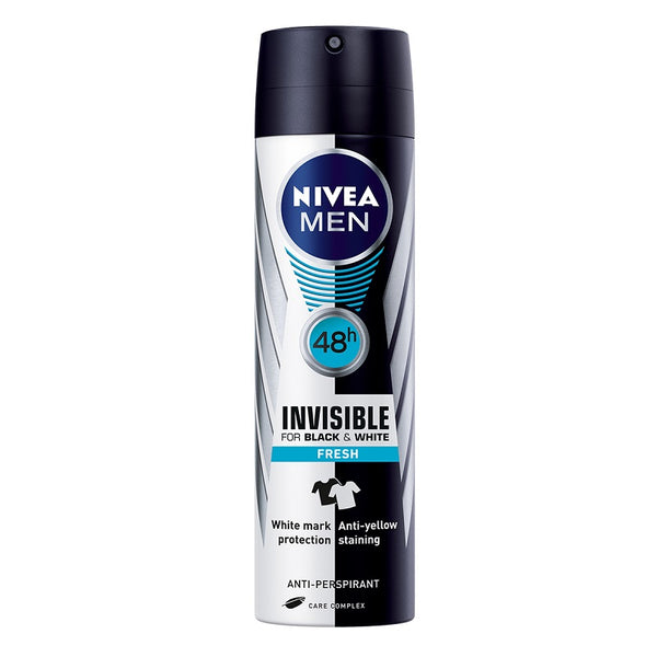 Nivea Men Invisible for Black & White Fresh Anti-Perspirant 250mL