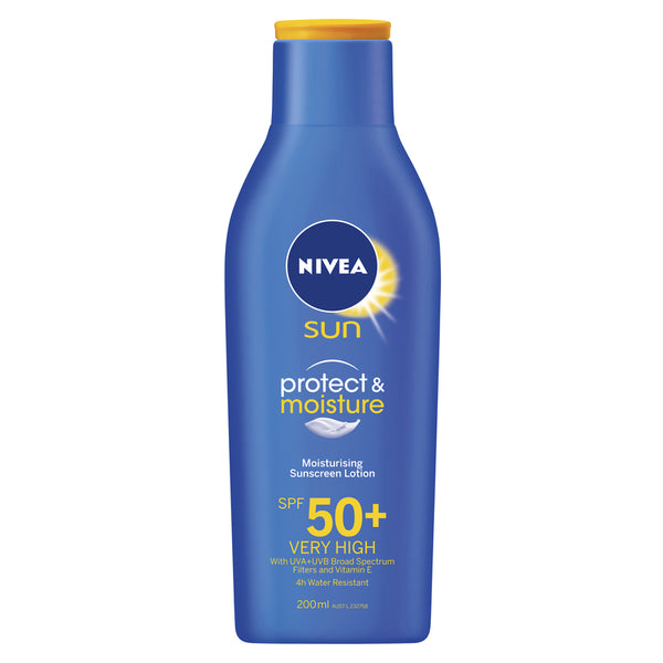 Nivea Sun Moisturising Sunscreen Lotion SPF50+ 200mL