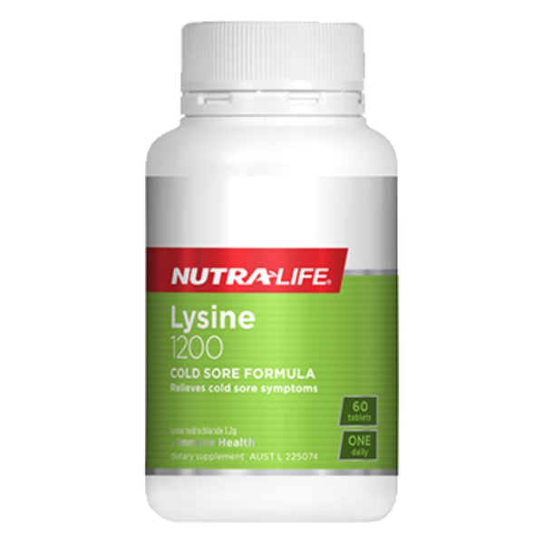 Nutra-Life Lysine 1200 Tablets 60