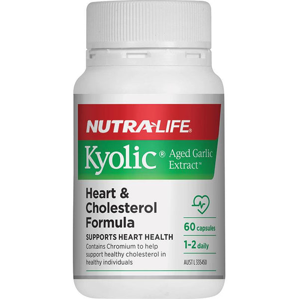 Nutra-Life Kyolic Heart & Cholesterol Formula Capsules 60