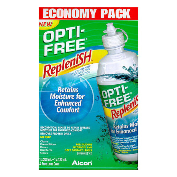 Opti Free Replenish Economy Pack 300mL + 120mL