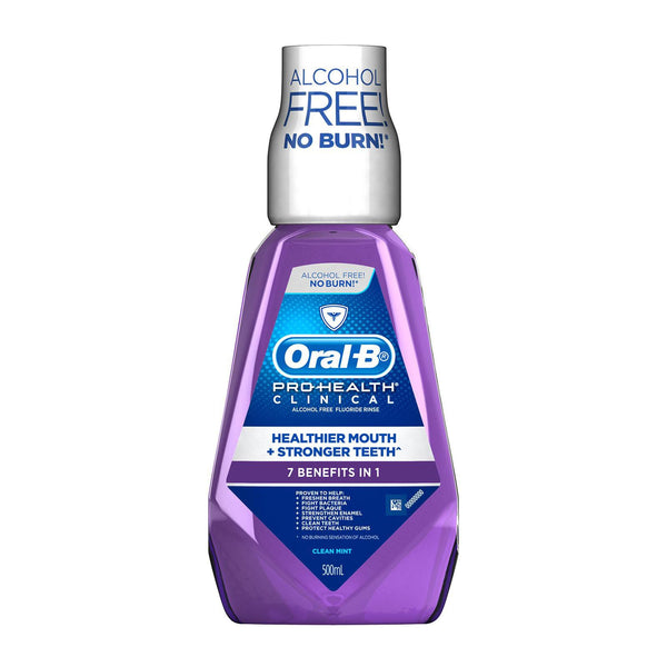 Oral-B Clinical 7 Benefits in 1 Mouth Wash 500mL