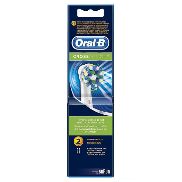 Oral-B CrossAction Brush Heads 2 Pack