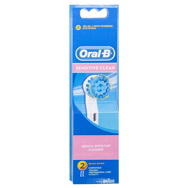 Oral-B Sensitive Clean Brush Heads 2 Pack