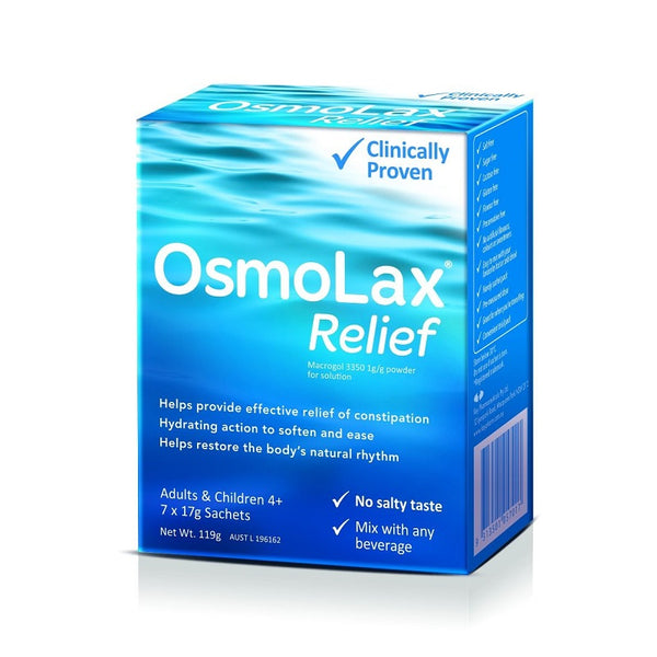 Osmolax Relief Travel Pack 17g Sachets x 7