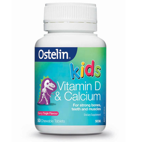 Ostelin Kids Vitamin D & Calcium Chewable Tablets 50