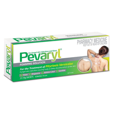 Pevaryl Foaming Solution 1% 3 x 10g