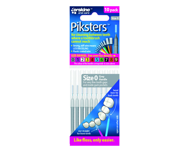 Piksters Size 0 10 Pack