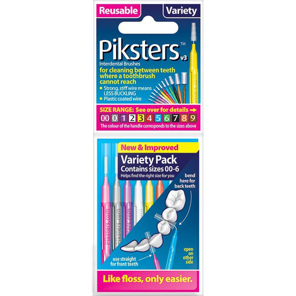 Piksters Variety Sizes 00-6 8 Pack
