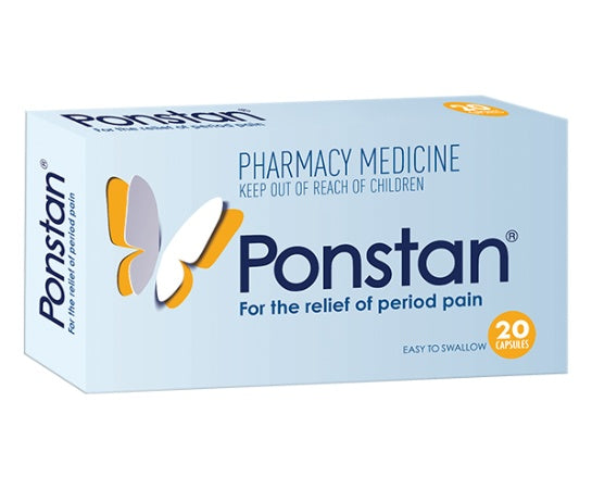 Ponstan Capsules 250mg 20