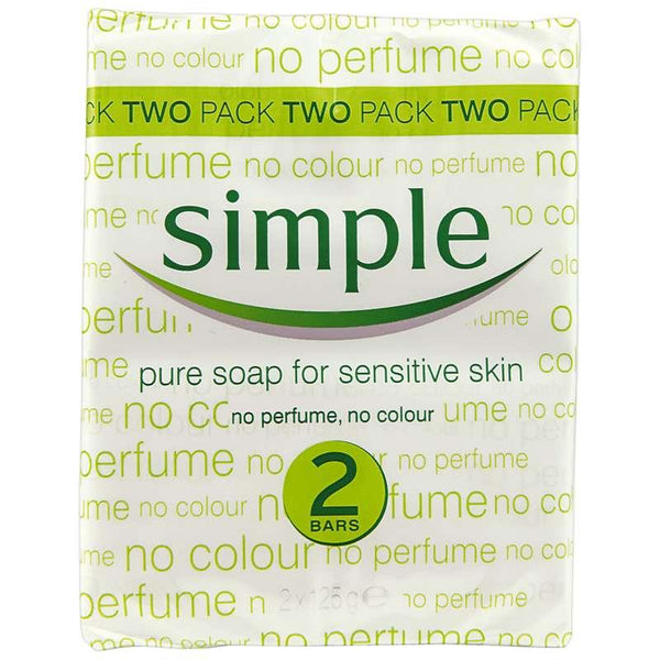 Simple Pure Soap Twin Pack 100g