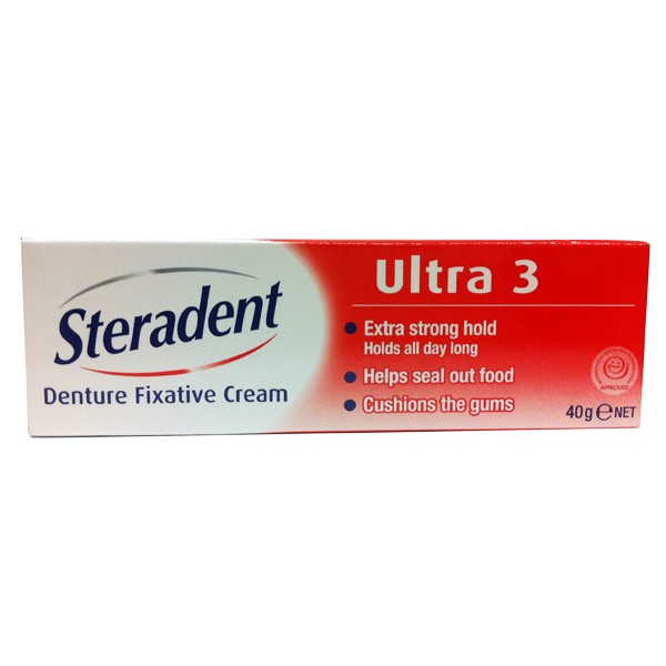 Steradent Ultra 3 Fixative Cream 40g