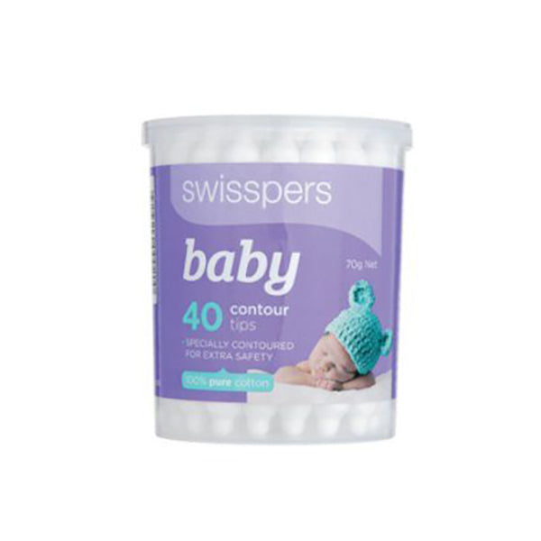 Swisspers Baby Contour Tips 40
