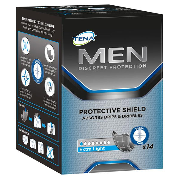 Tena For Men Level 0 Protective Shield 14 Pack