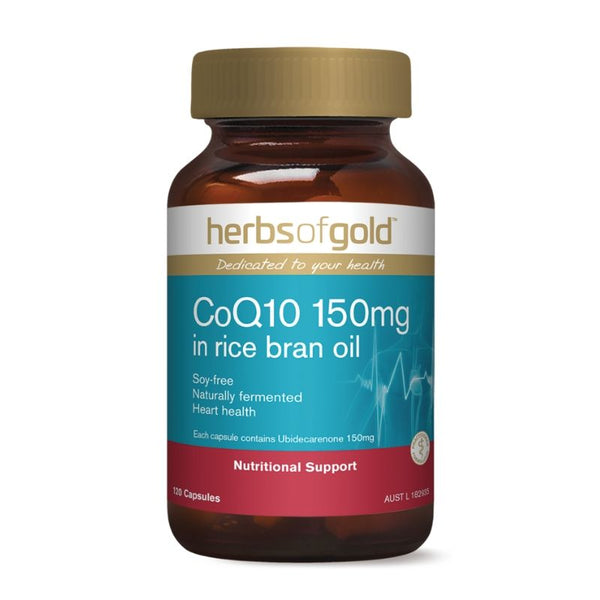 Herbs Of Gold CoQ10 150mg Capsules 120